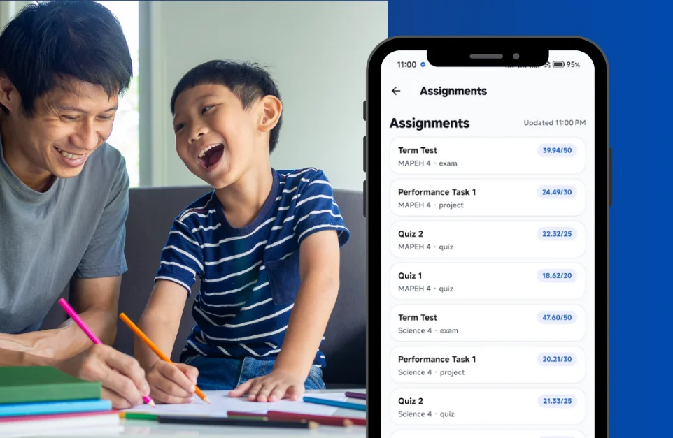 Homework in ParentLINK